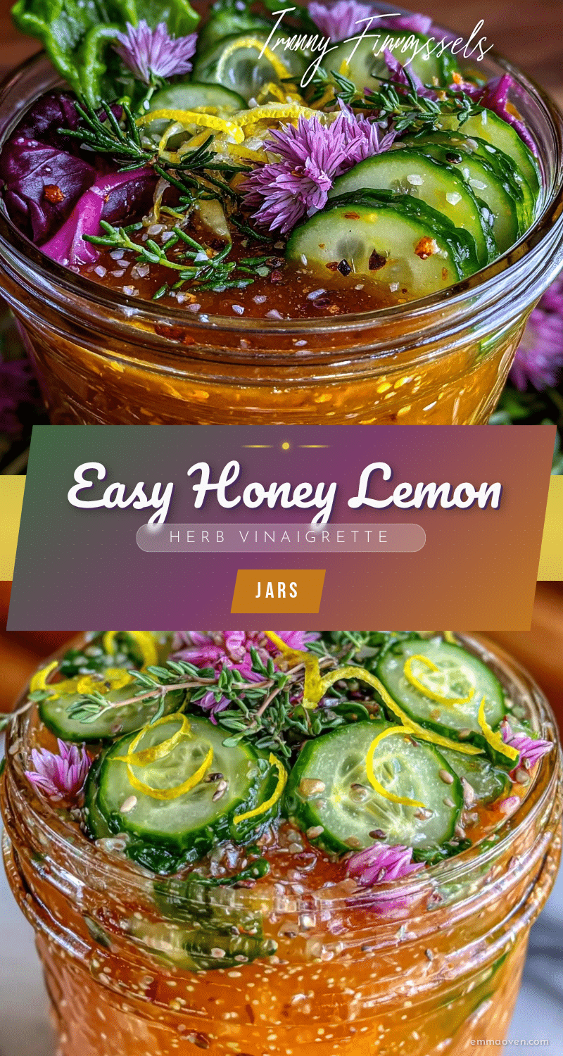 honey lemon herb vinaigrette recipe