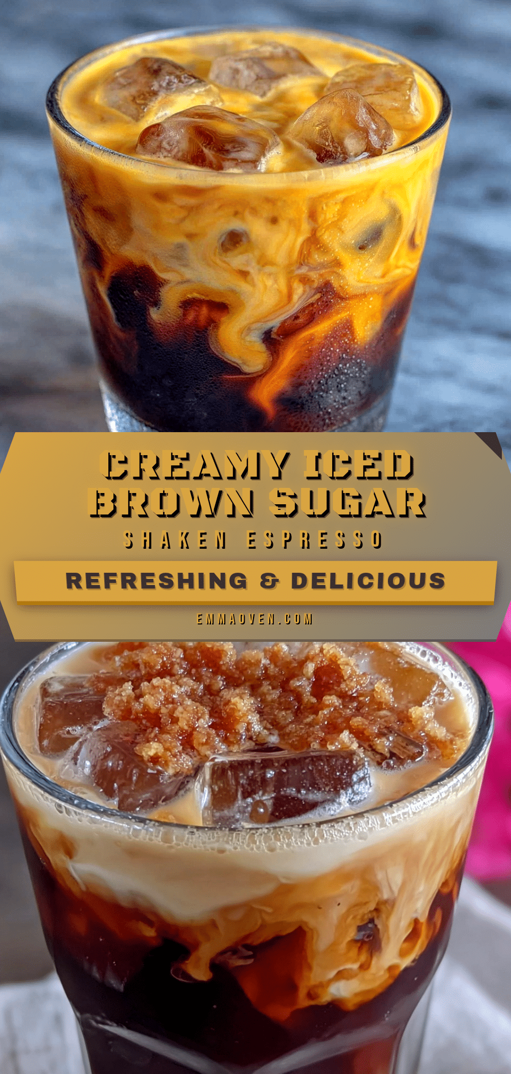 iced brown sugar oat milk shaken espresso recipe