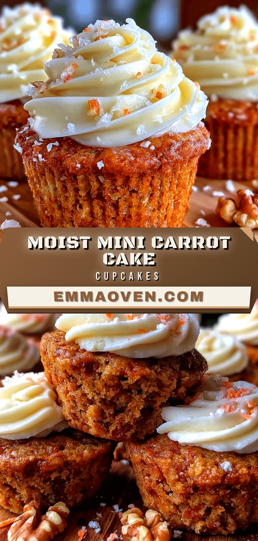 moist mini carrot cake cupcakes recipe