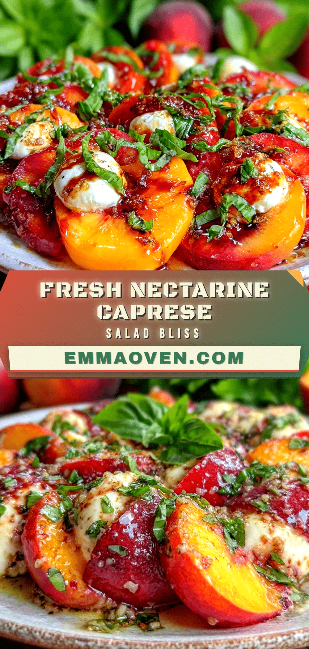 nectarine caprese salad recipe