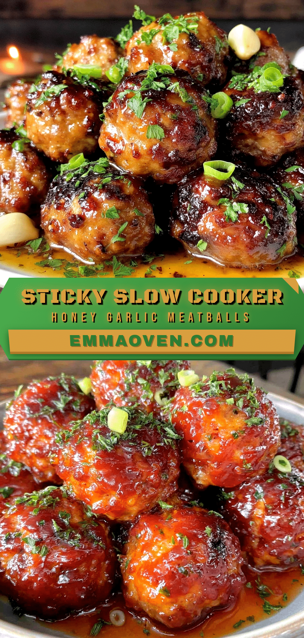 slow cooker honey garlic meatballs recipe