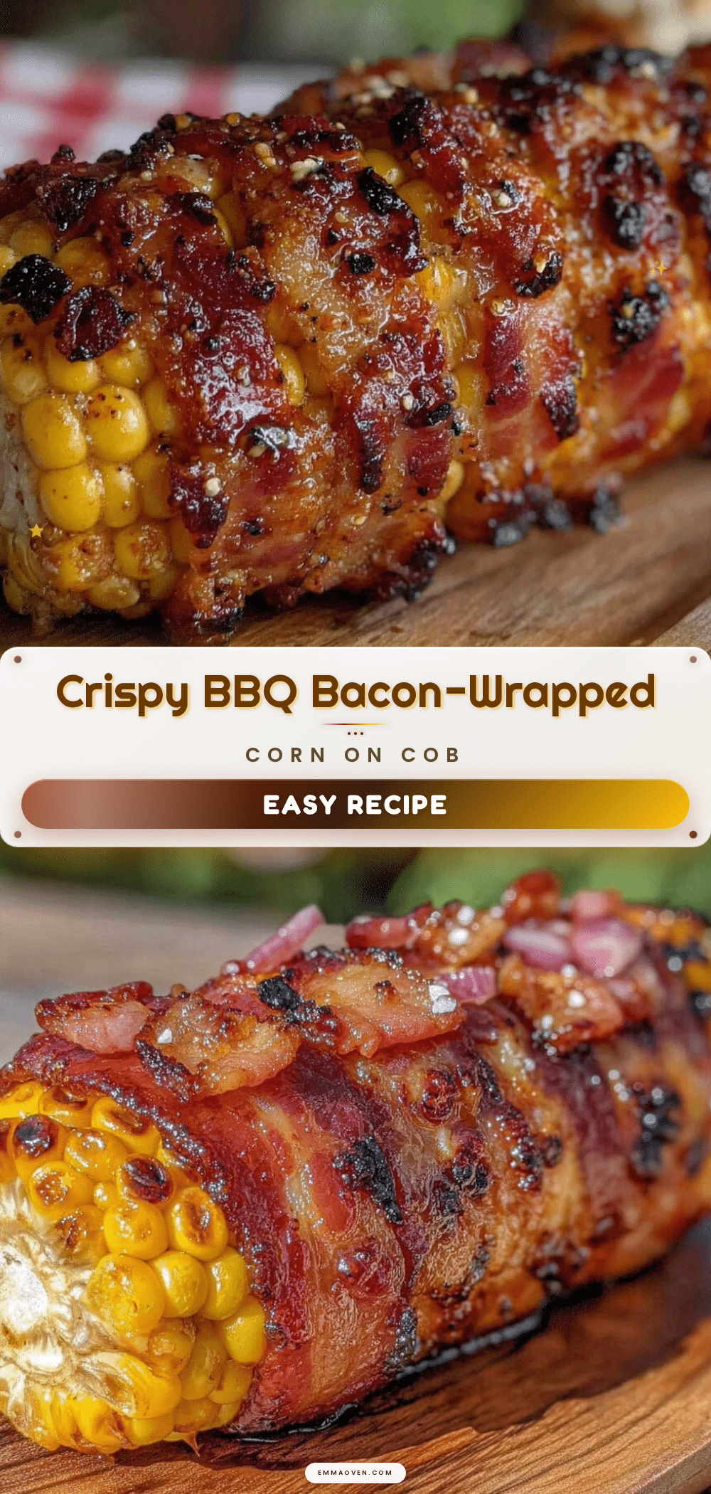bbq bacon-wrapped corn on the cob recipe