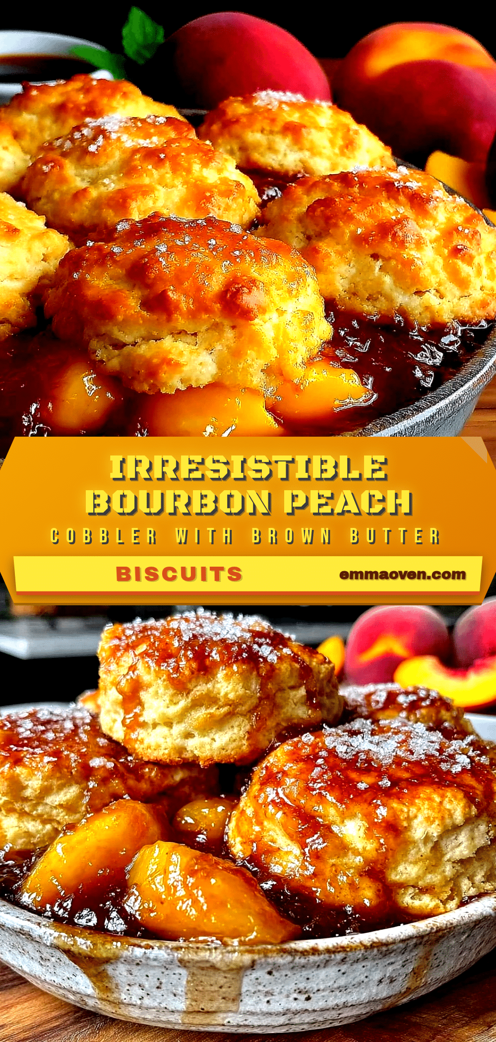 bourbon peach cobbler recipe