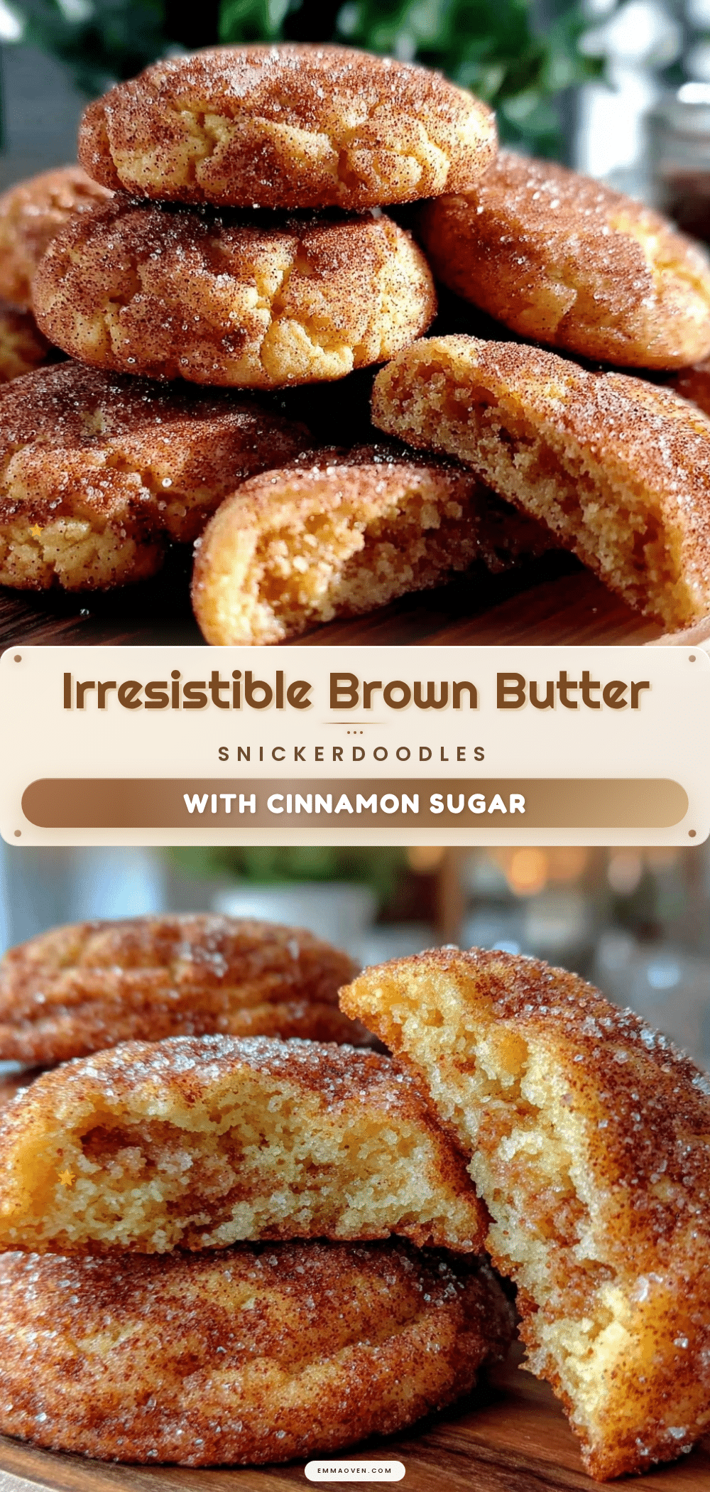 brown butter snickerdoodles recipe