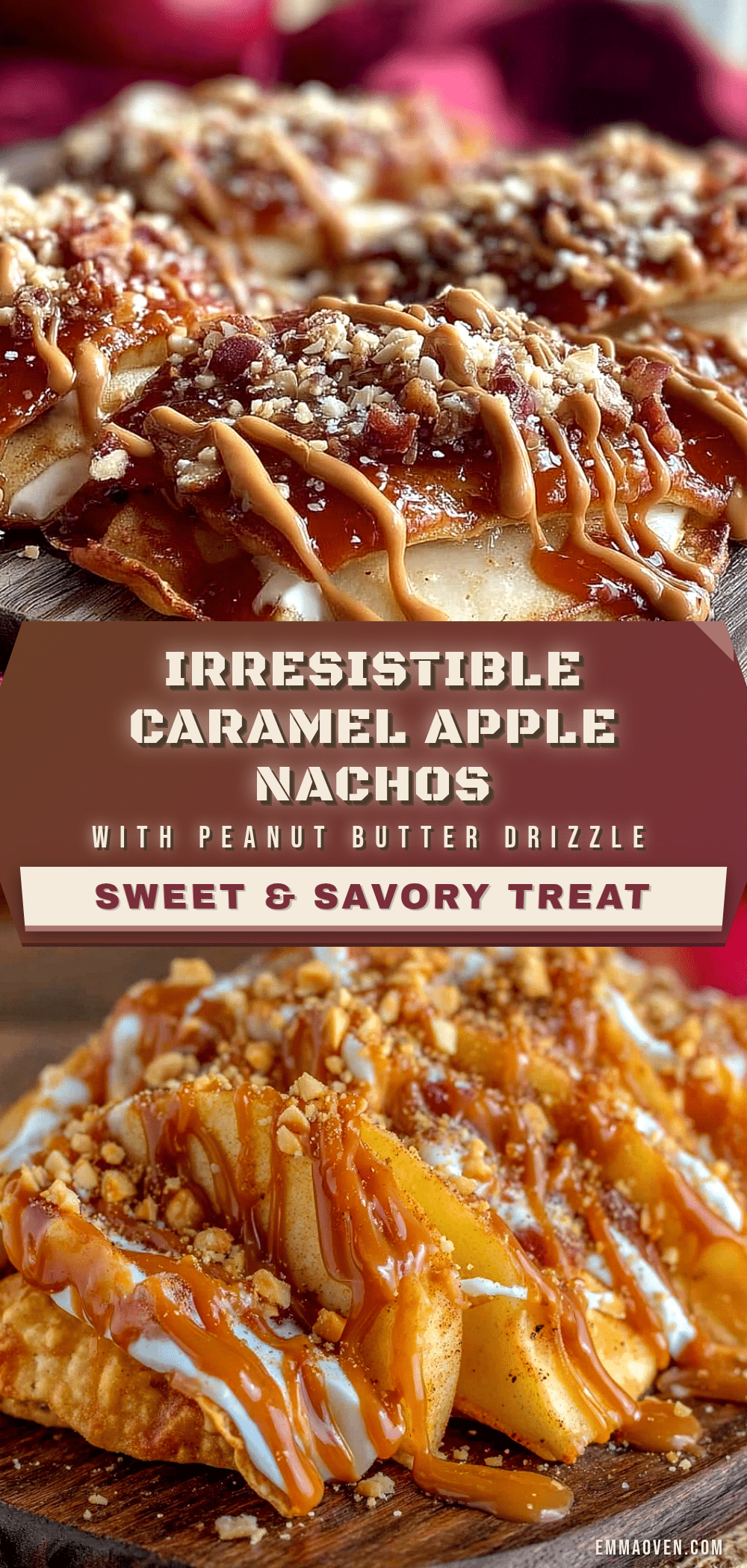 caramel apple nachos recipe