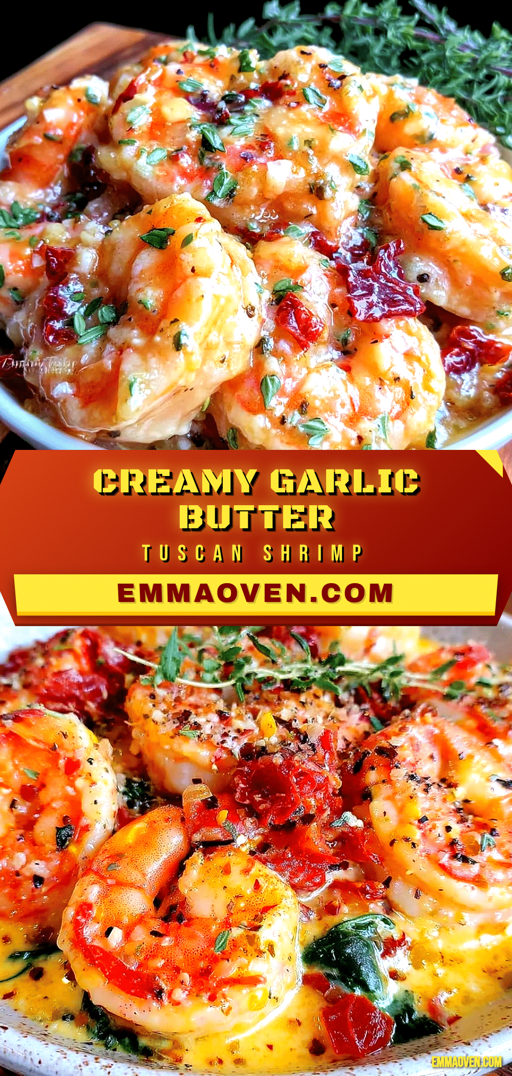 creamy garlic butter tuscan shrimp recipe