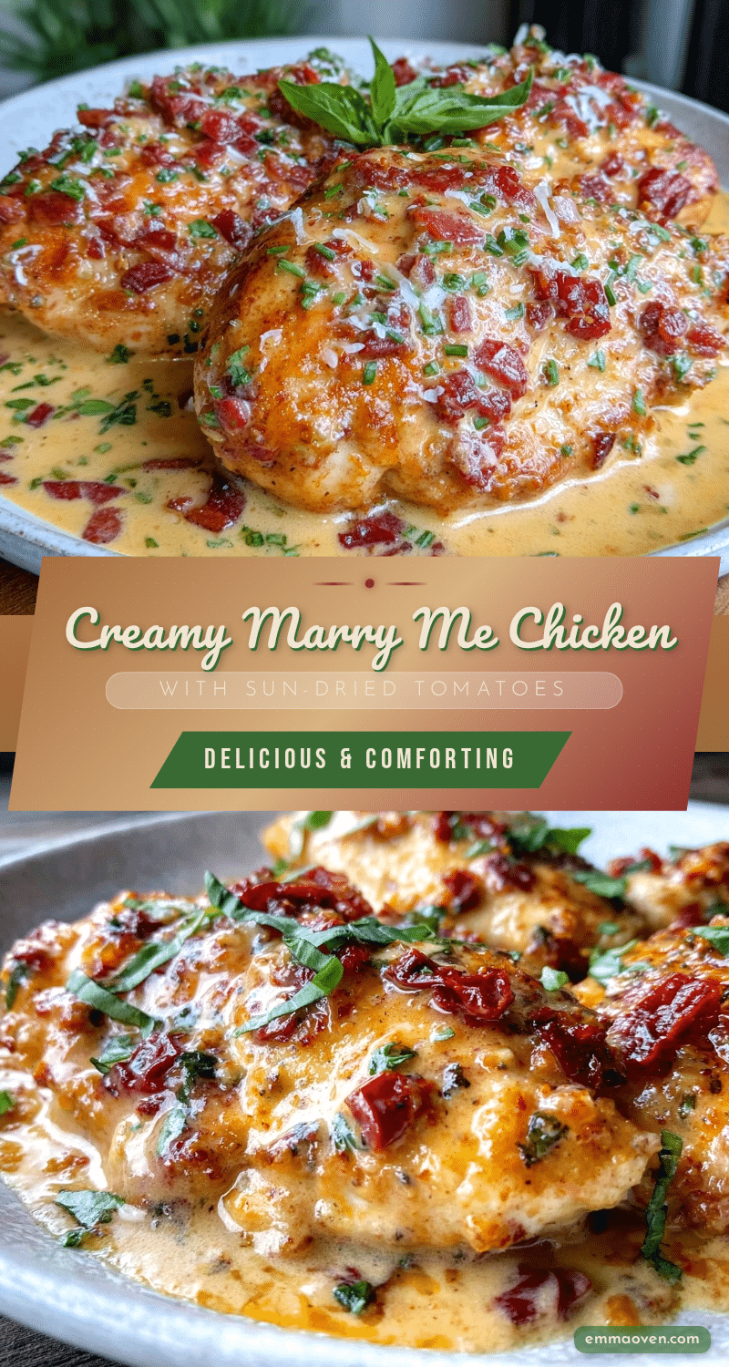 Creamy Marry Me Chicken recipe