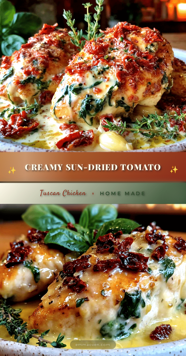 creamy tuscan chicken recipe