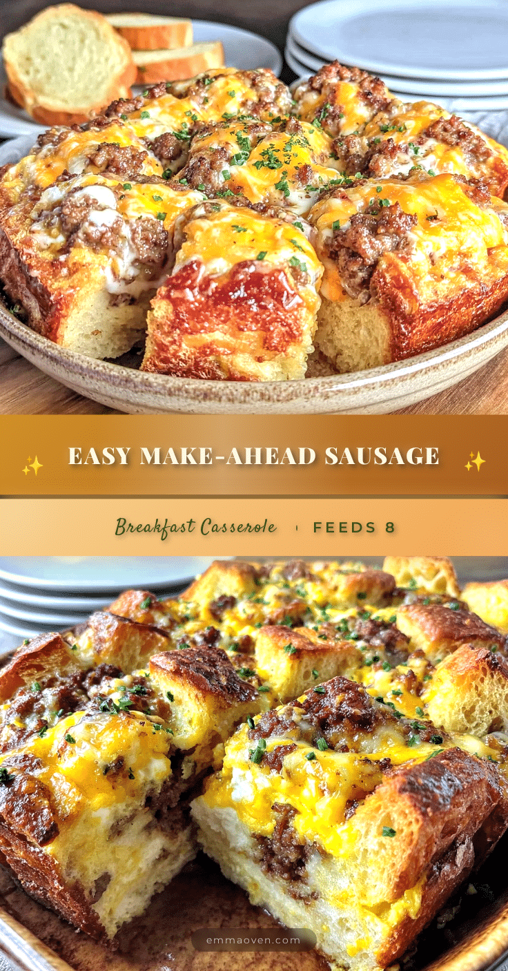easy make-ahead sausage breakfast casserole recipe