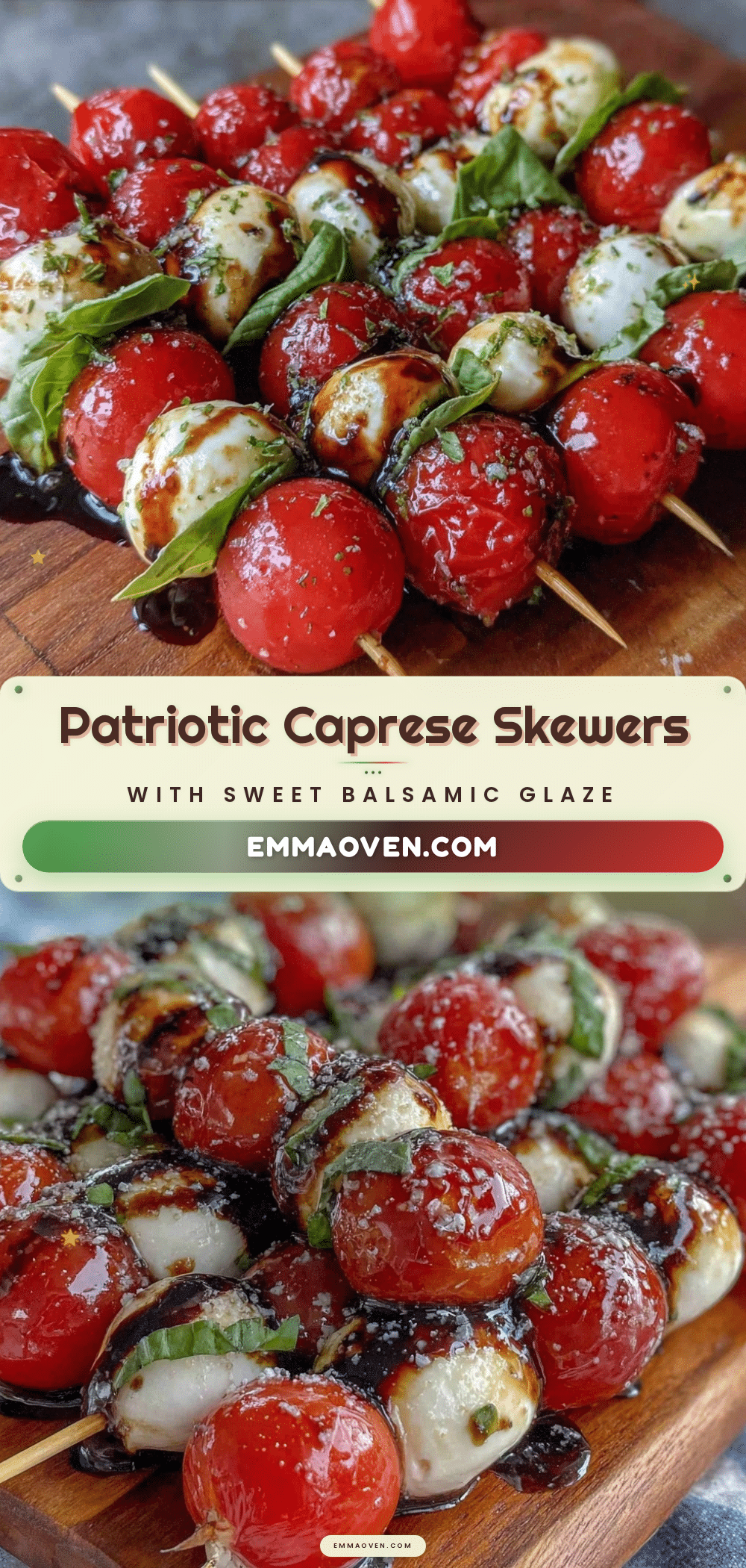 fresh caprese skewers recipe