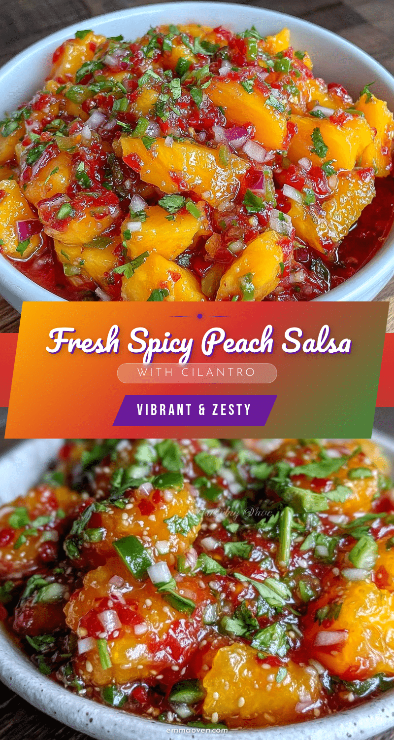 fresh healthy peach salsa recipe