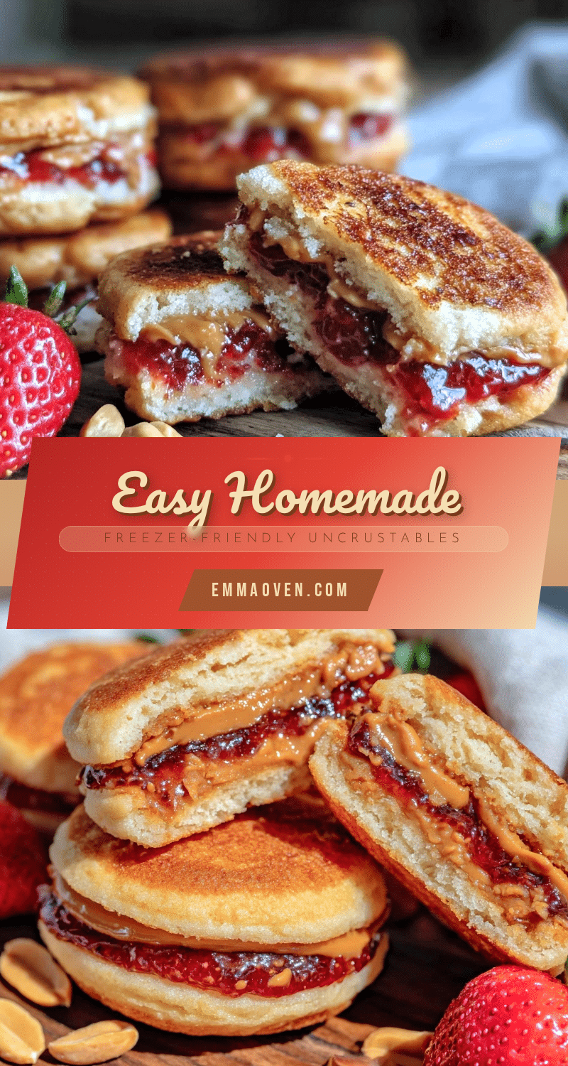 homemade freezer-friendly uncrustables recipe