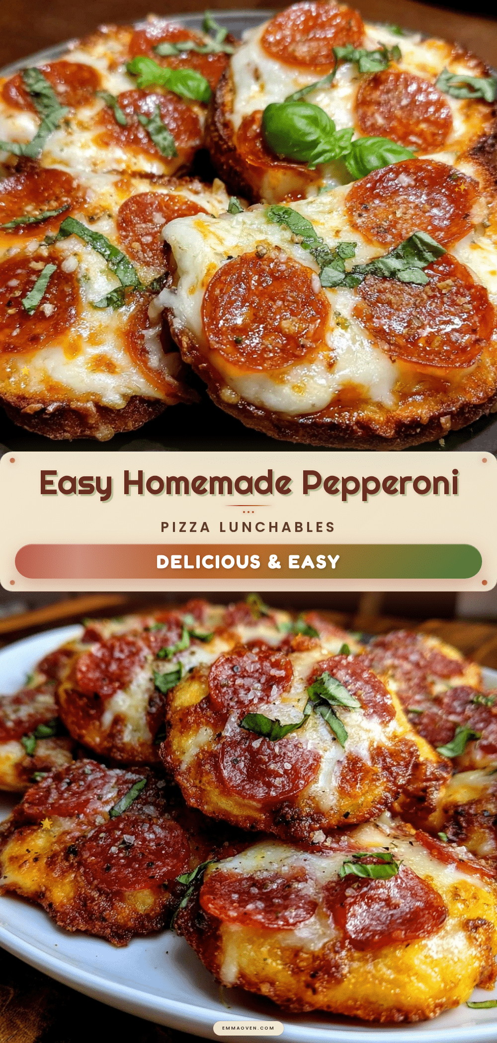 homemade pepperoni pizza lunchables recipe