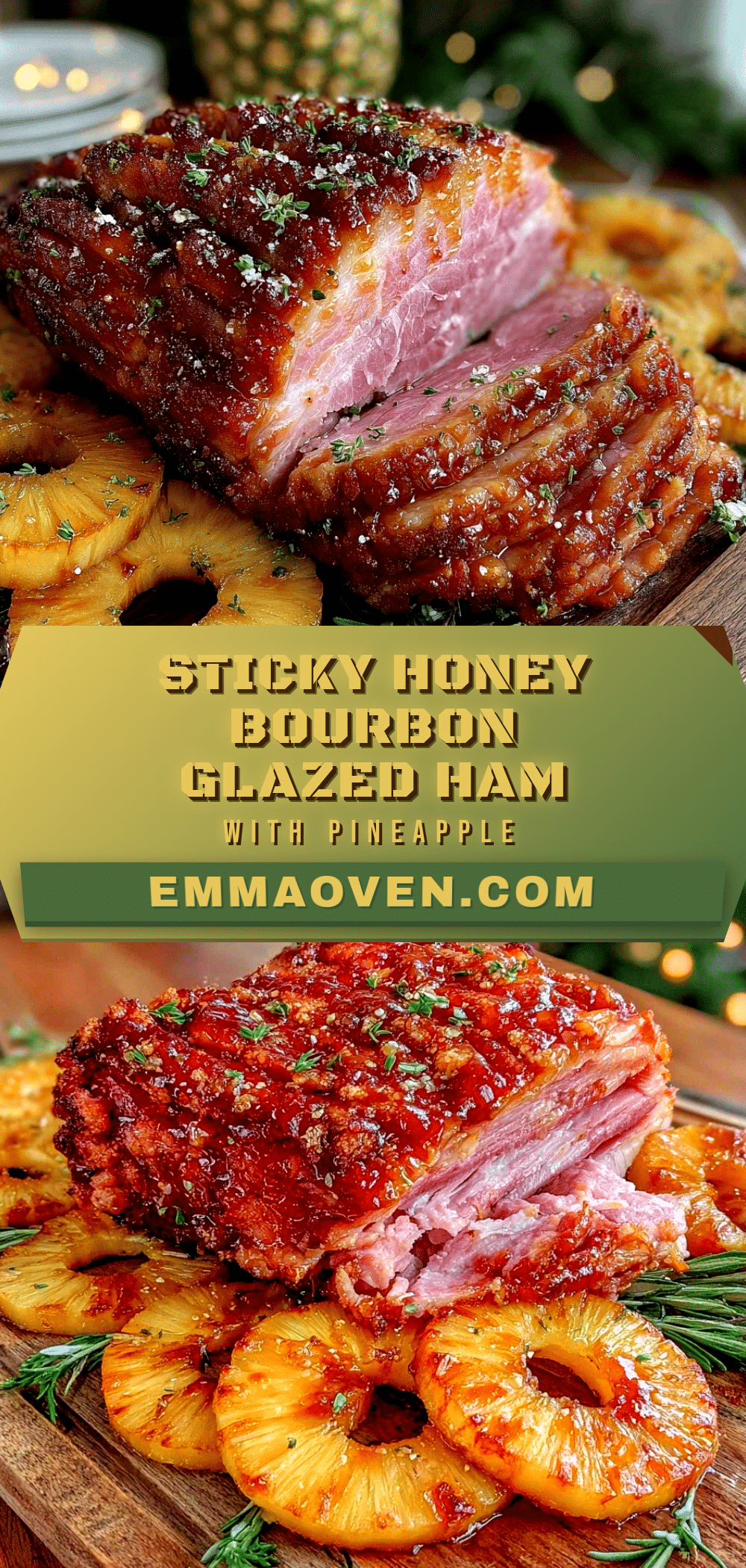 honey bourbon glazed ham recipe