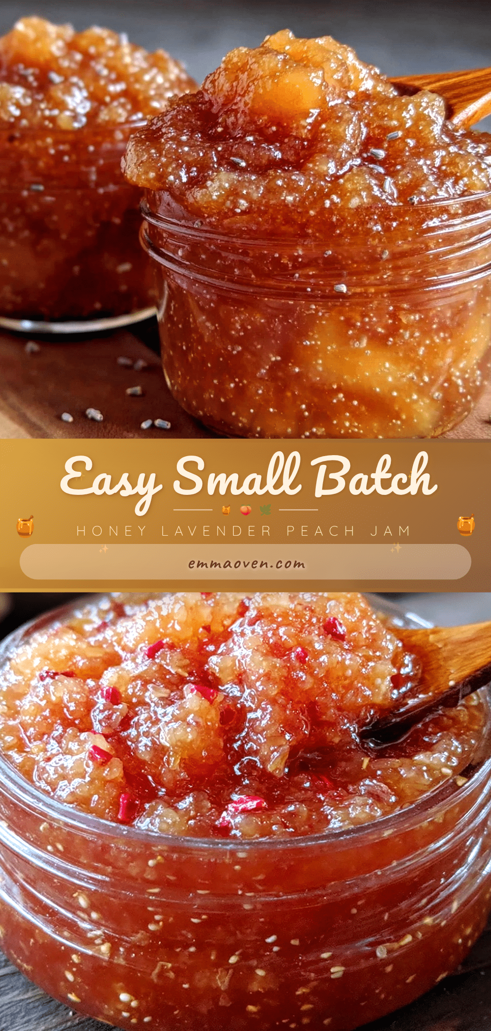 honey lavender peach jam recipe