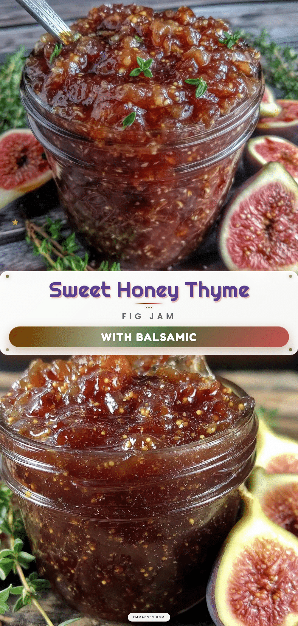 honey thyme fig jam recipe