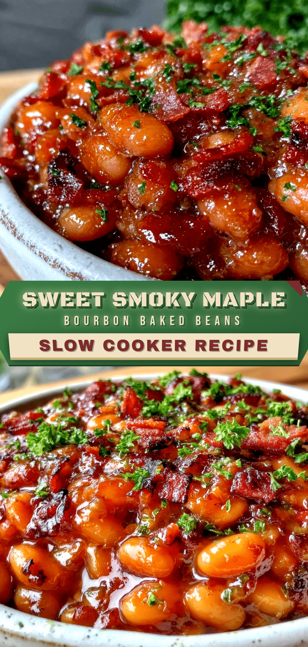 maple bourbon baked beans slow cooker recipe recipe