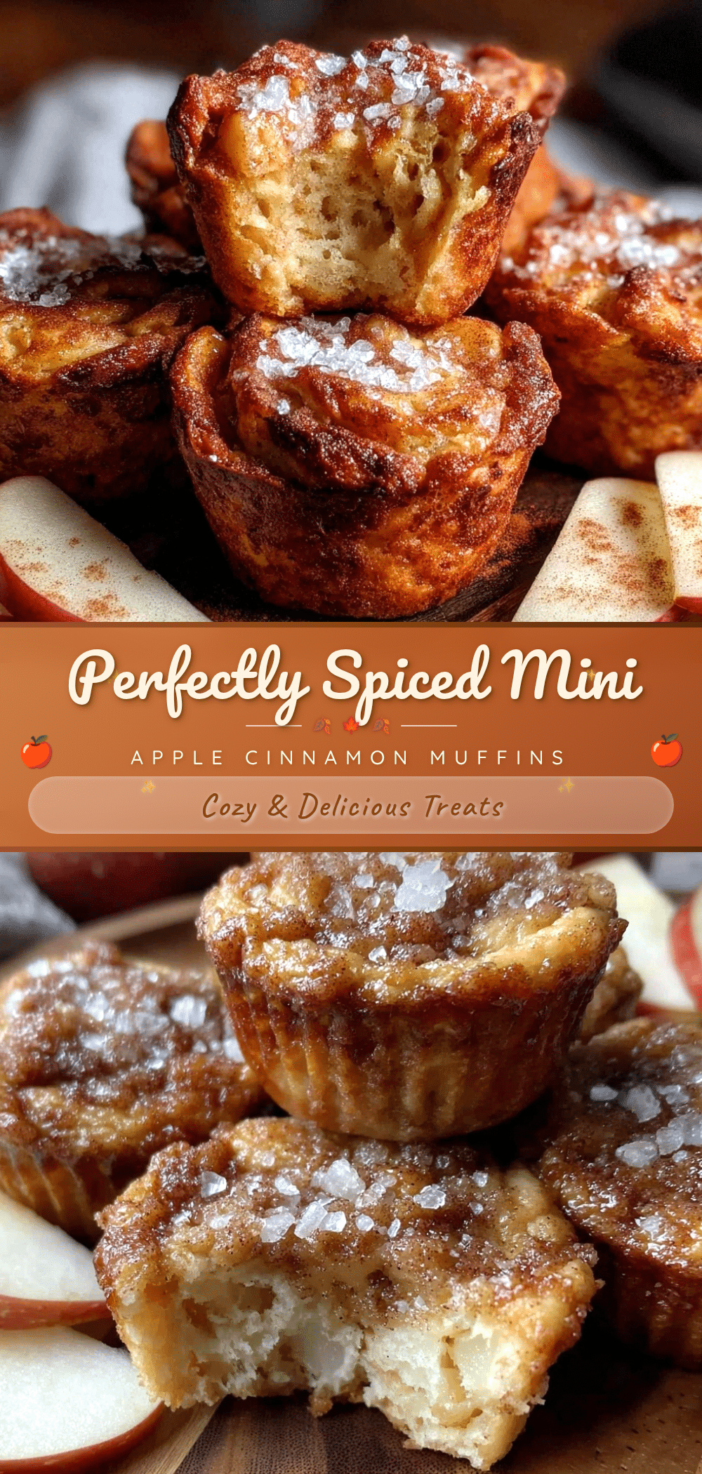 mini apple cinnamon muffins recipe