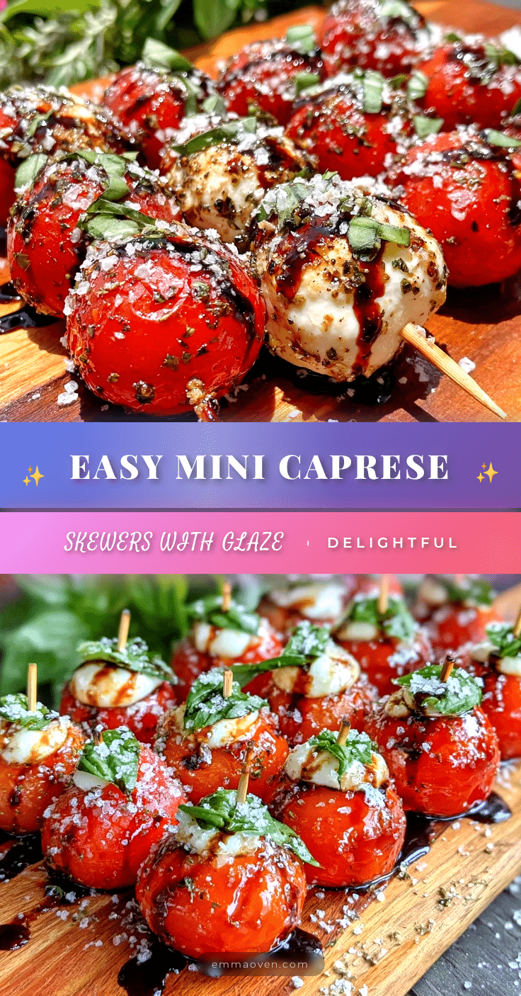 mini Caprese skewers recipe