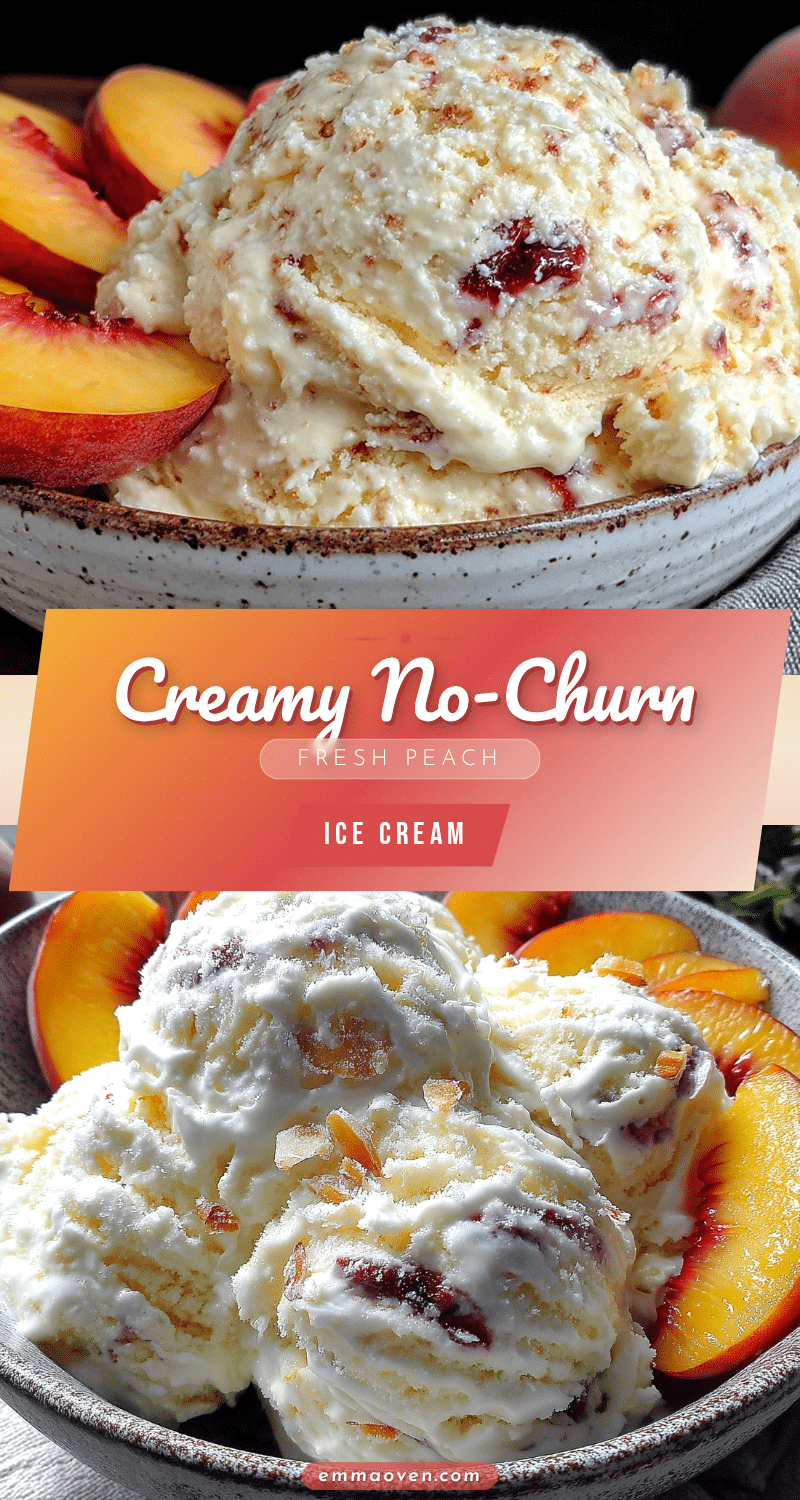 no-churn peach ice cream recipe