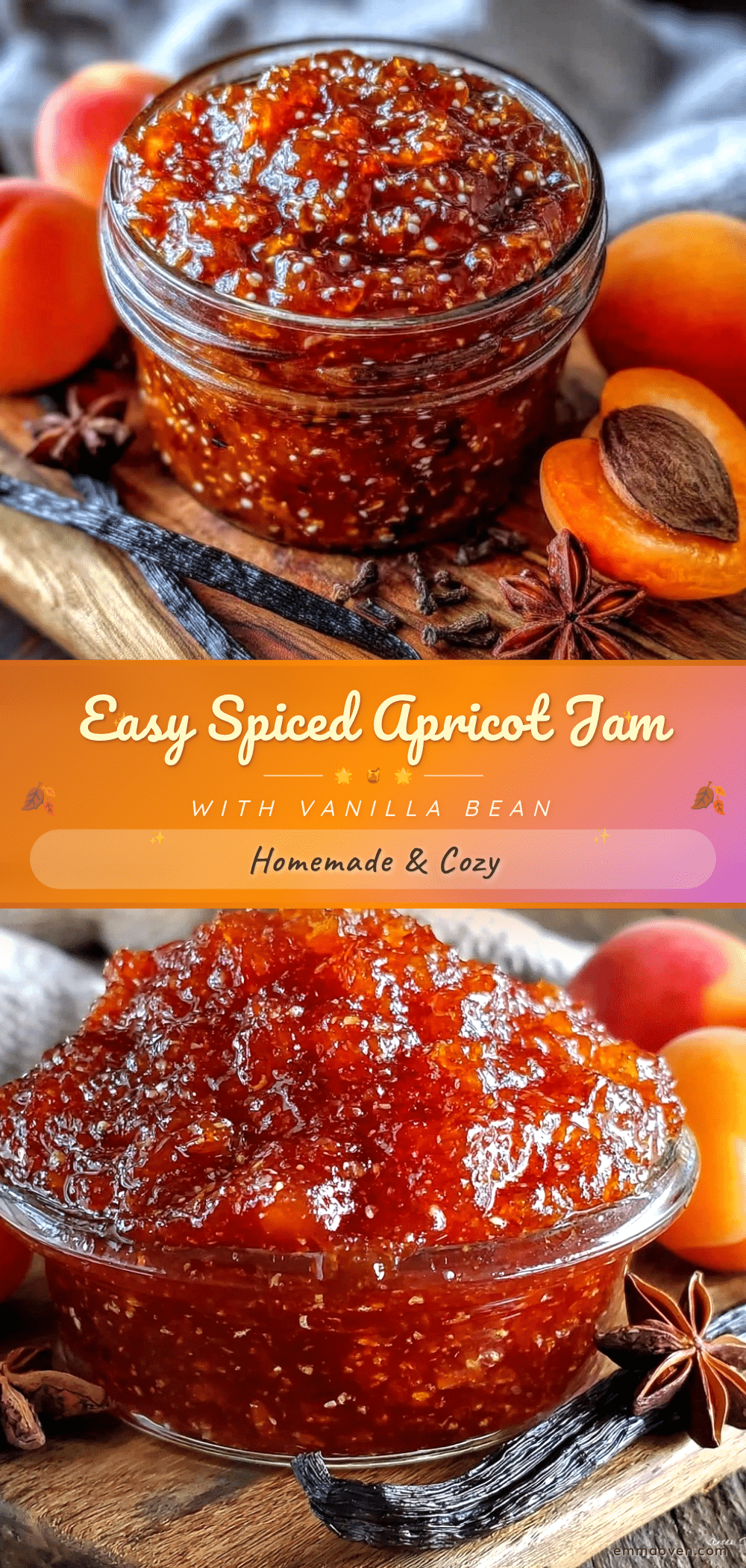 spiced apricot jam recipe