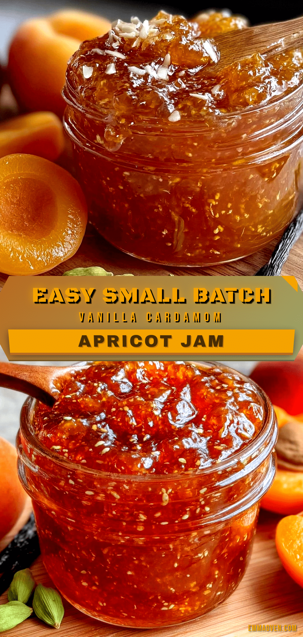 vanilla cardamom apricot jam recipe