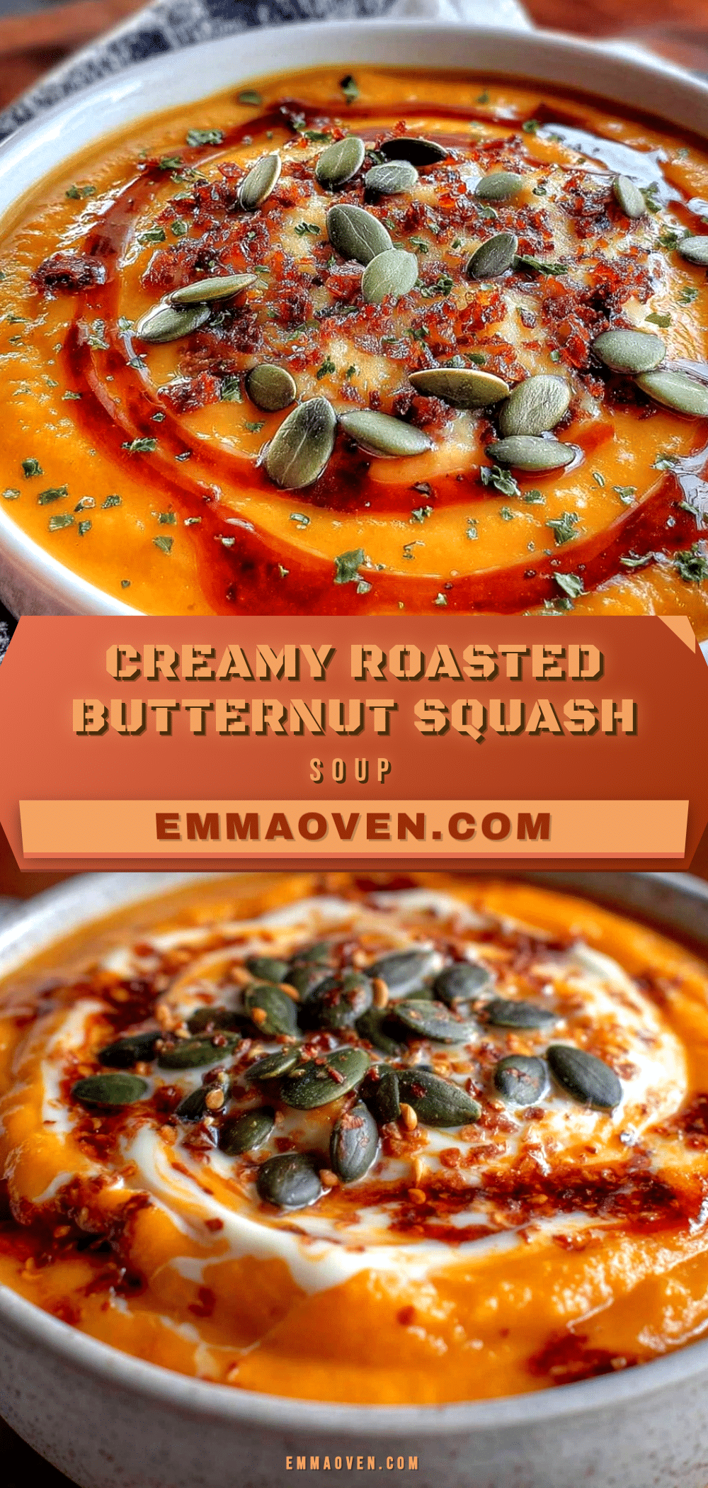 creamy roasted butternut squash soup recipe