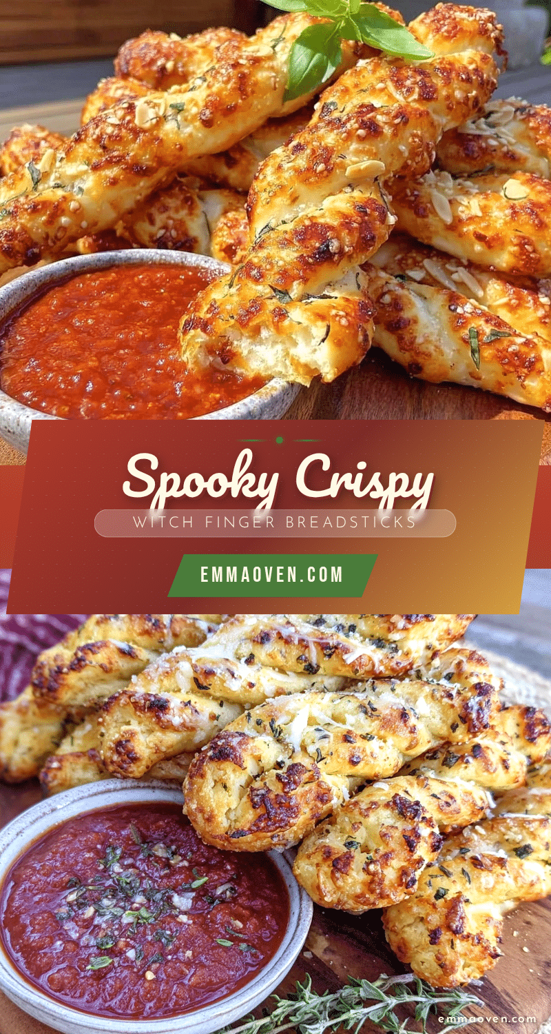 crispy witch finger breadsticks recipe