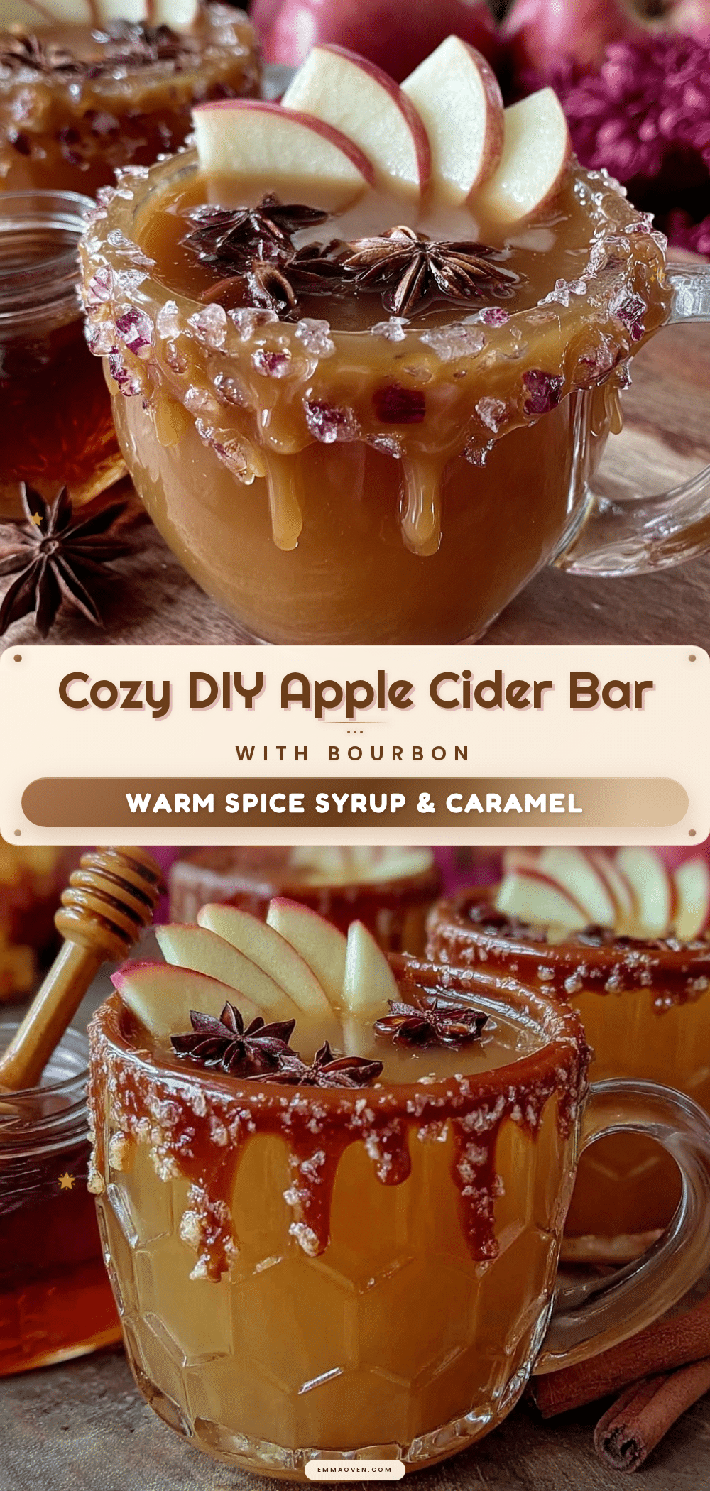 DIY apple cider bar recipe