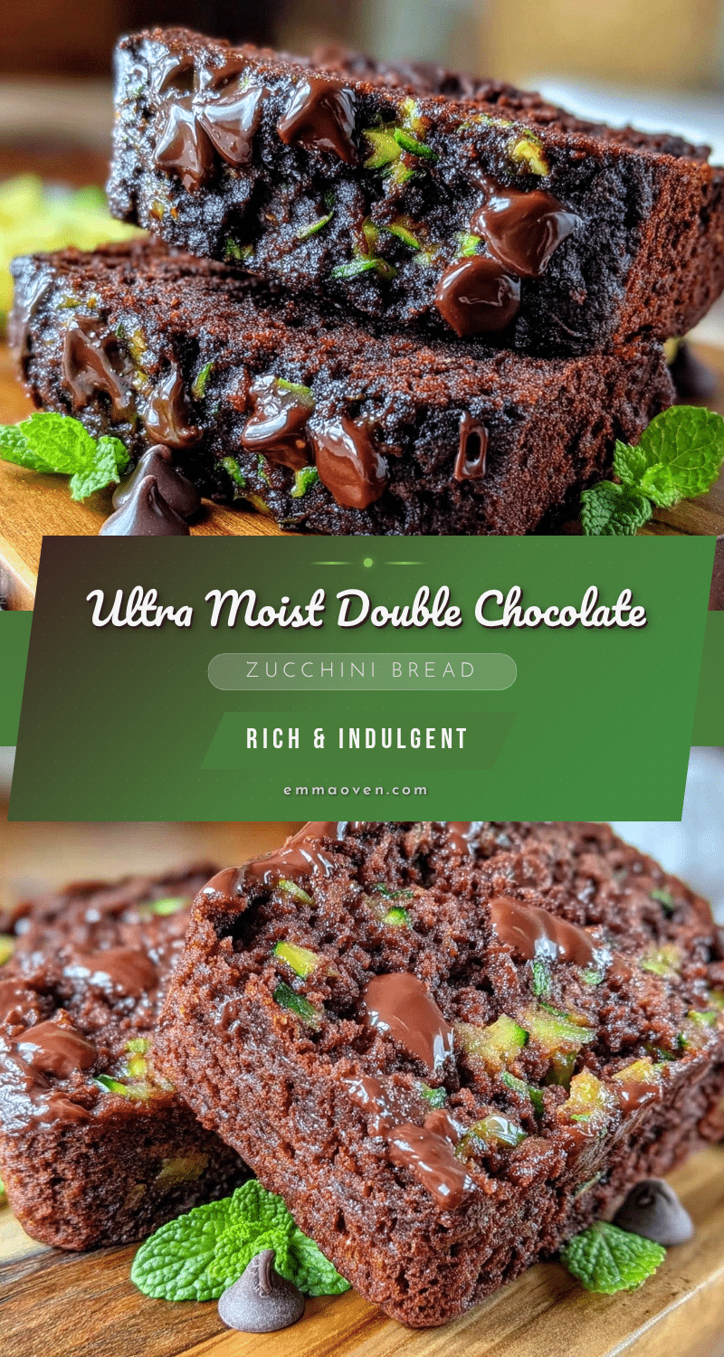 double chocolate zucchini bread recipe