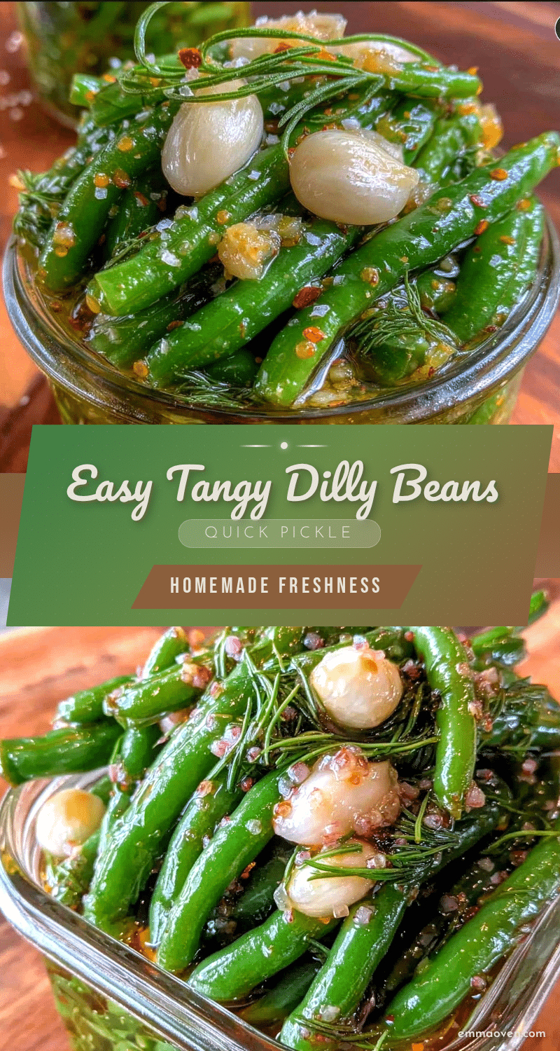 easy tangy dilly beans quick pickle recipe