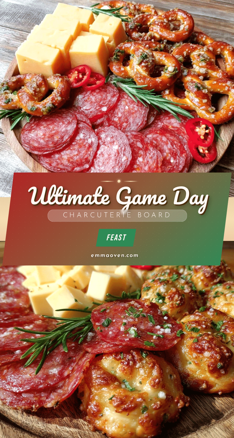 football game day charcuterie board recipe