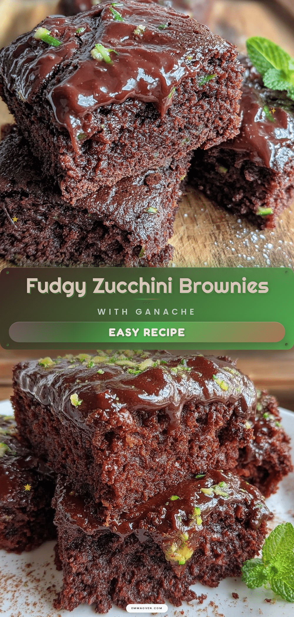 fudgy zucchini brownies recipe