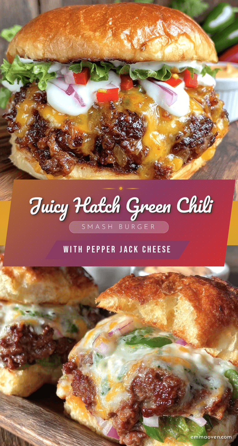 Hatch Green Chili Smash Burger recipe