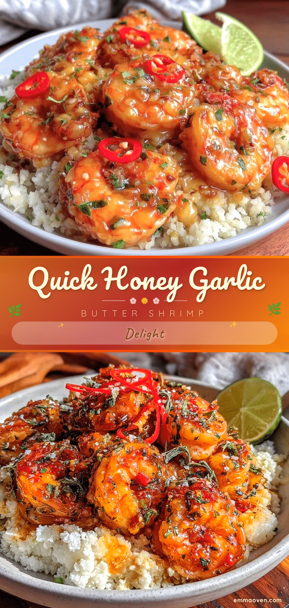 honey garlic butter shrimp recipe