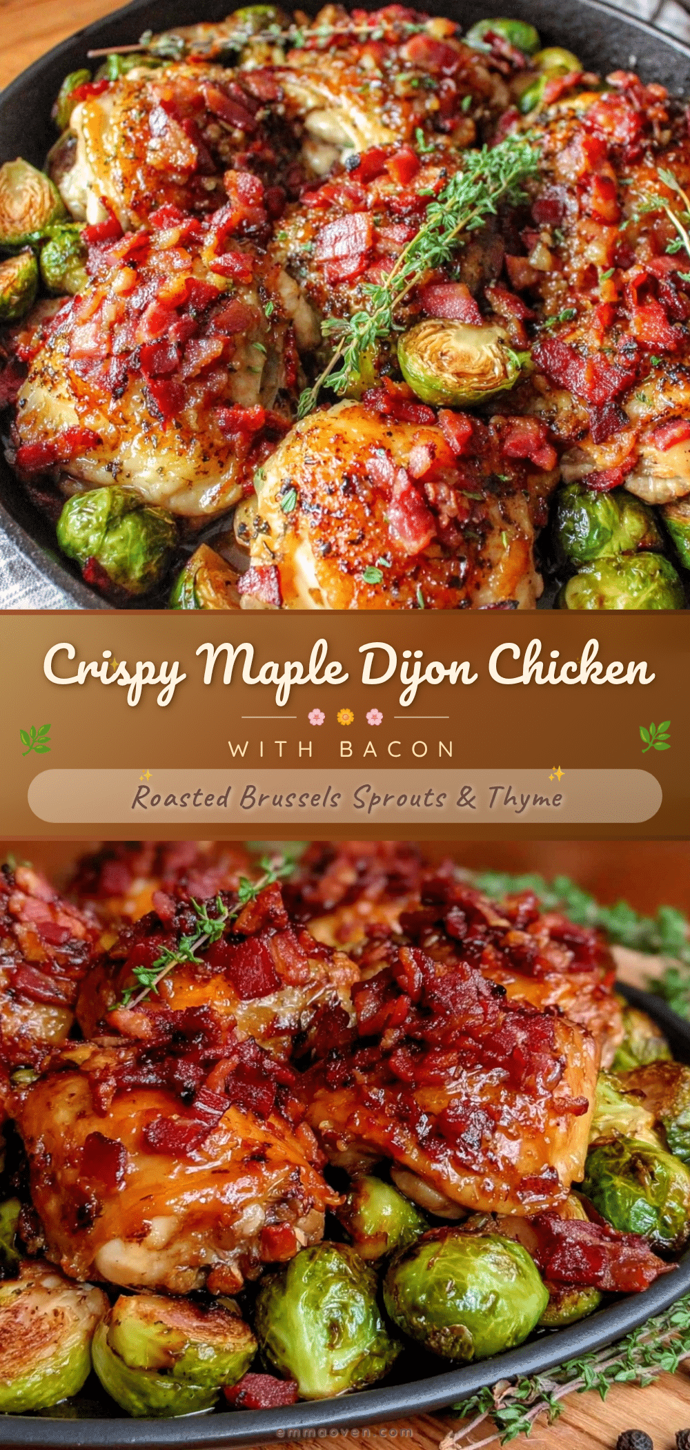 maple Dijon chicken thighs recipe