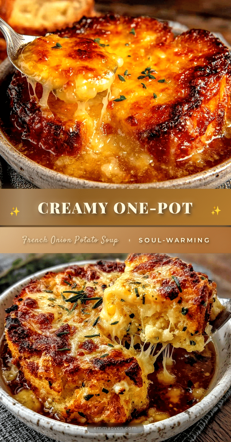 one-pot french onion potato soup recipe