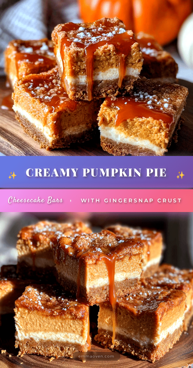 pumpkin pie cheesecake bars recipe