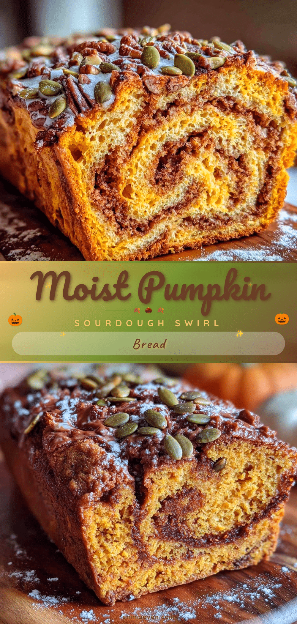 pumpkin sourdough discard bread recipe