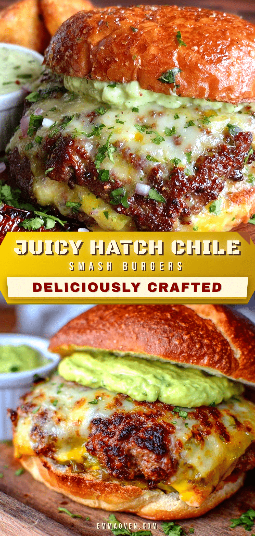 roasted hatch green chile smash burgers recipe