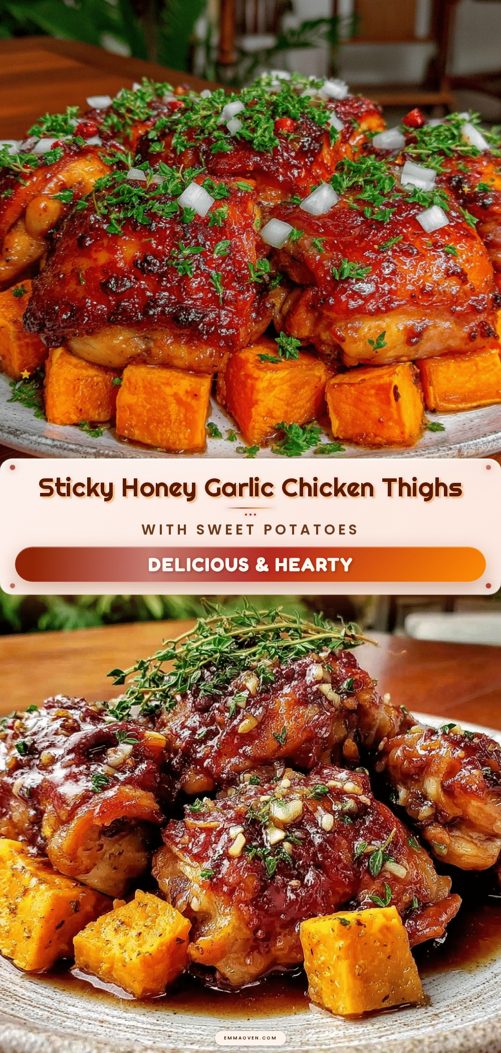 slow cooker honey garlic chicken thighs recipe