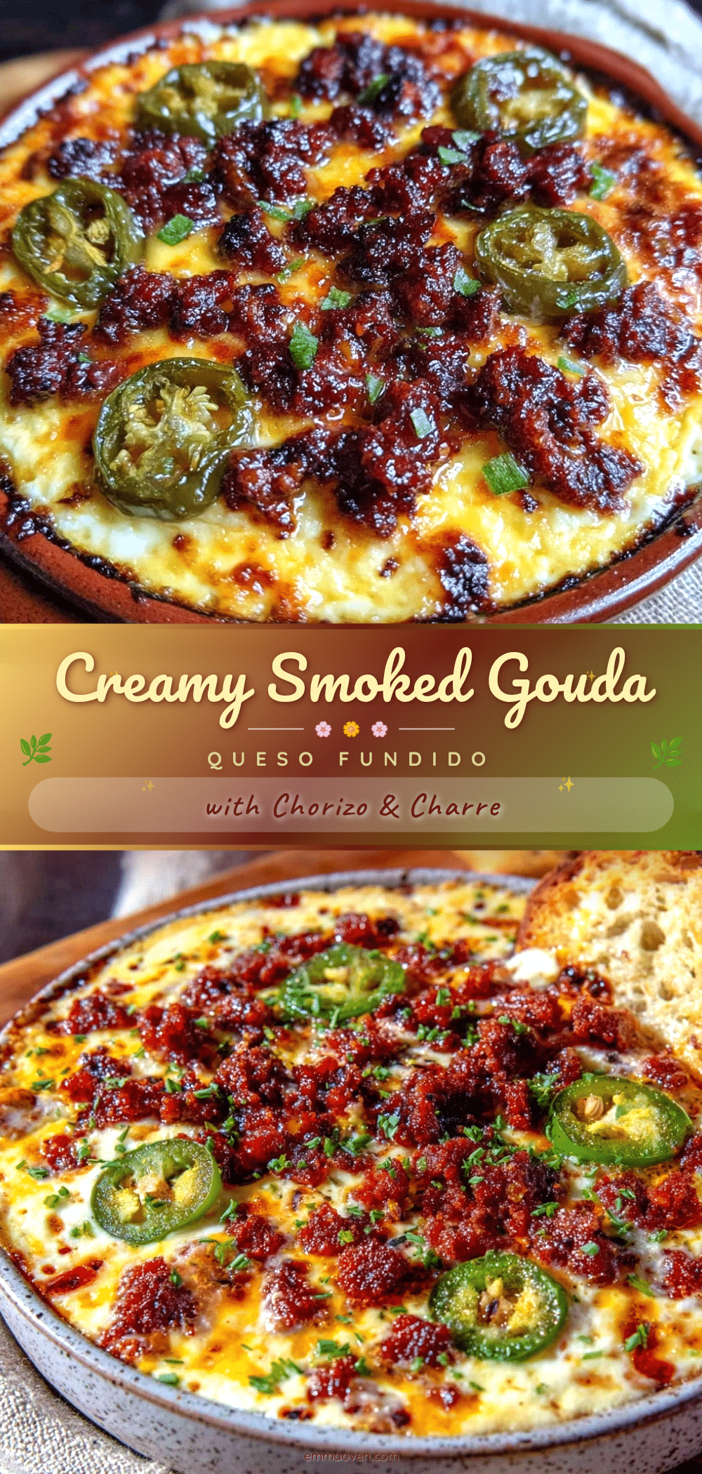 smoked gouda queso fundido recipe
