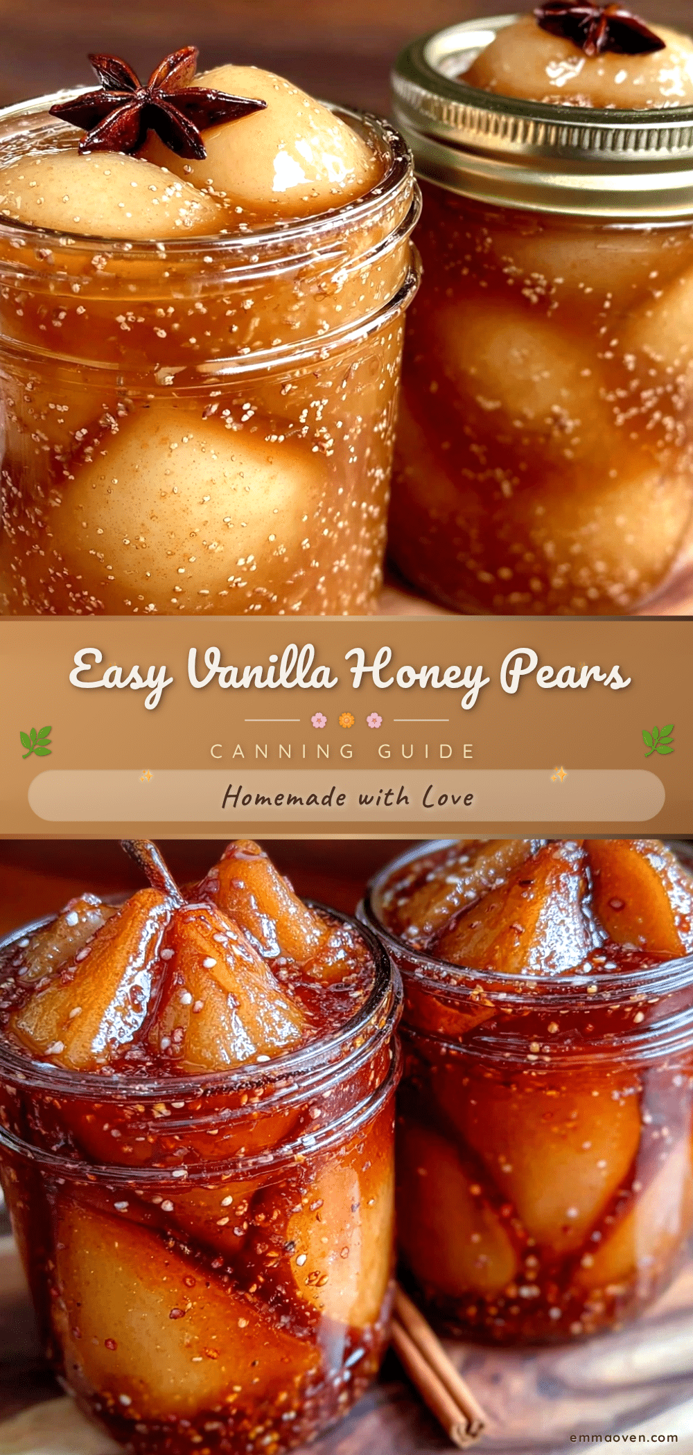 water bath canning pears recipe
