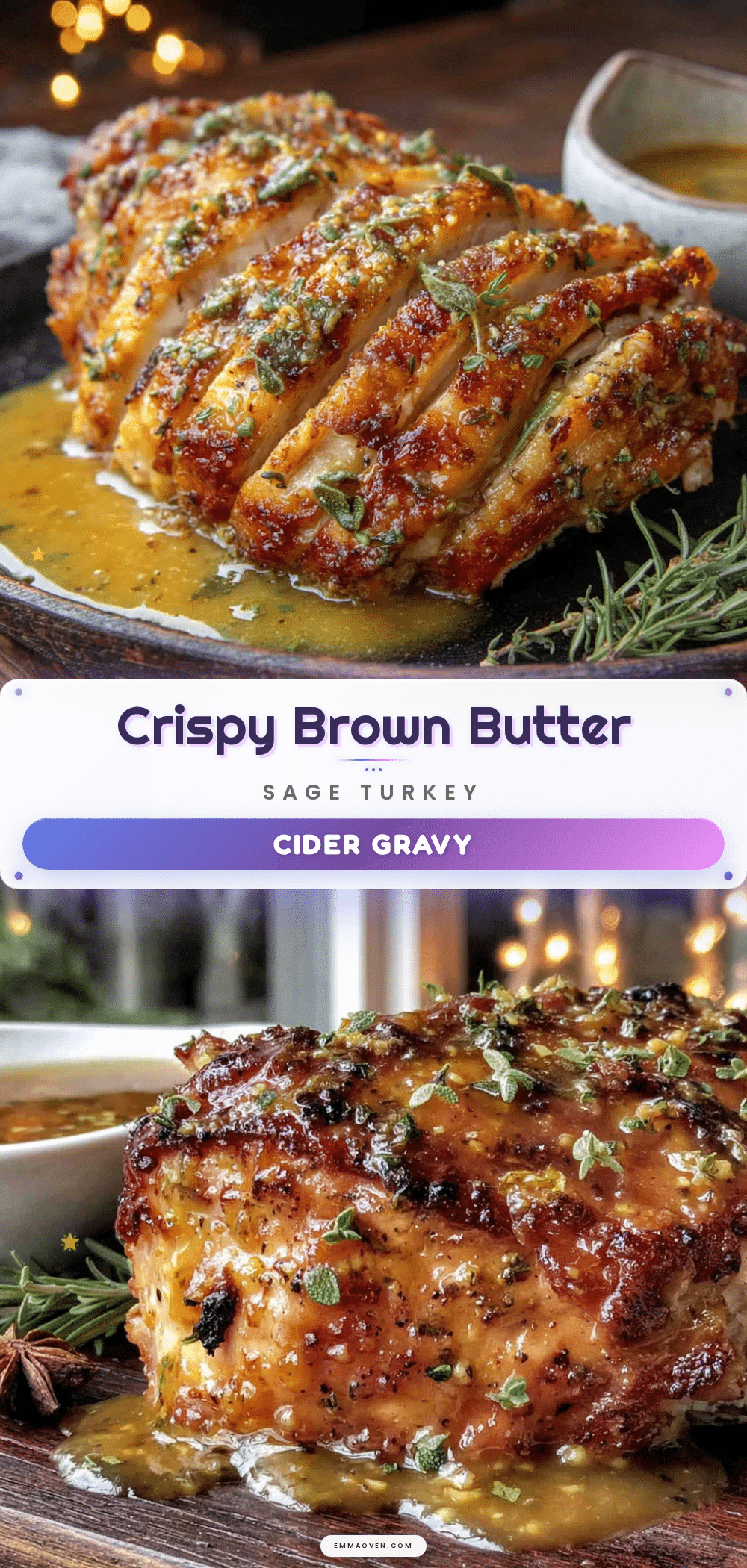 brown butter sage turkey recipe