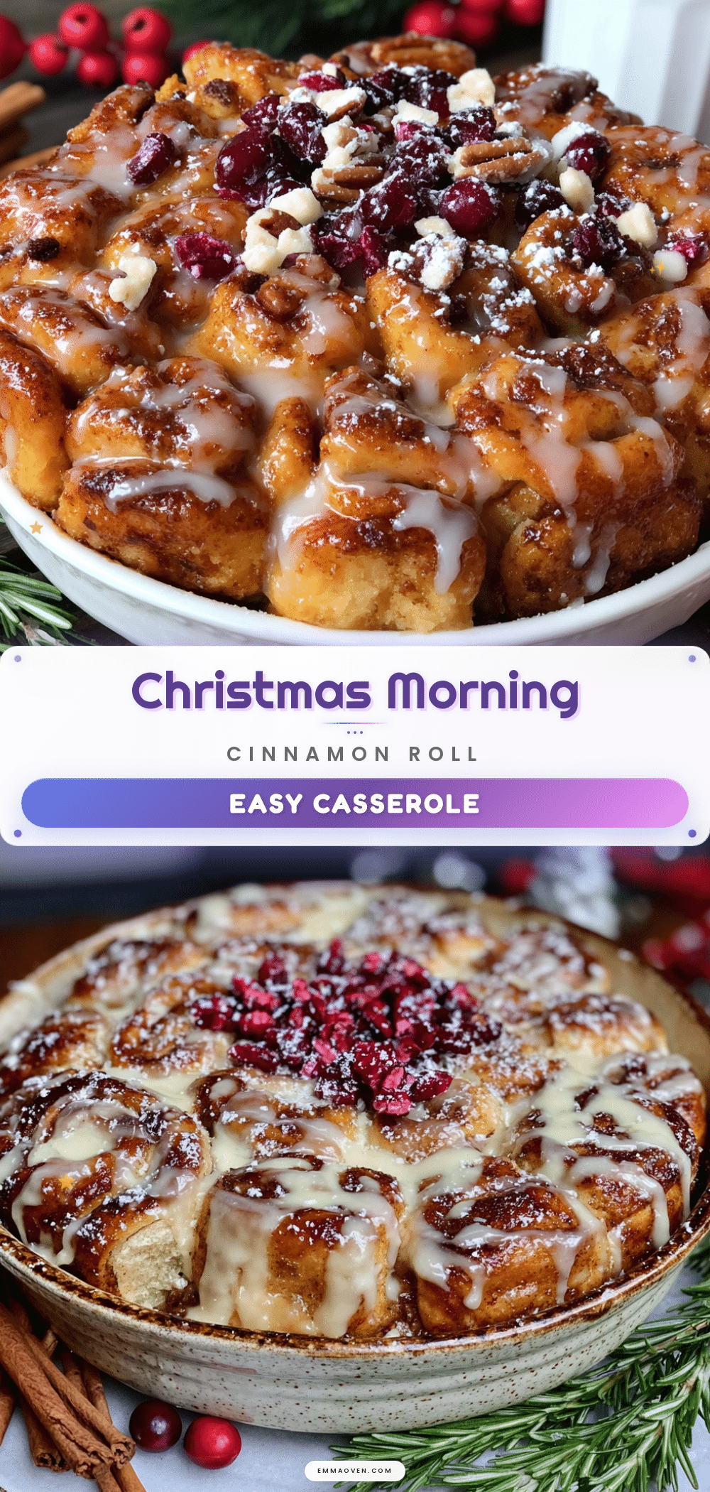 overnight cinnamon roll casserole recipe