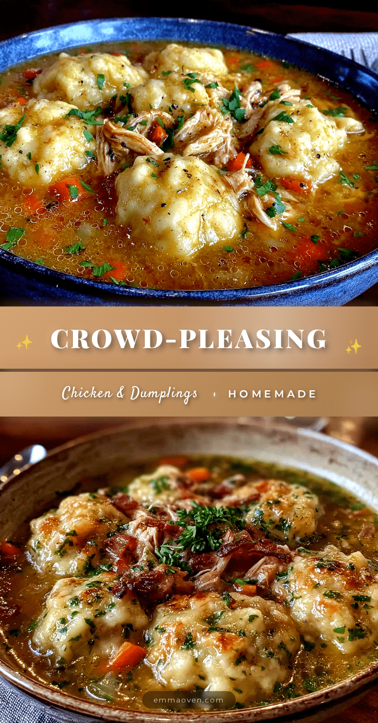 homemade chicken and dumplings recipe